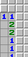 Шаблон «1-2-2-1», приклад 1, не обведено